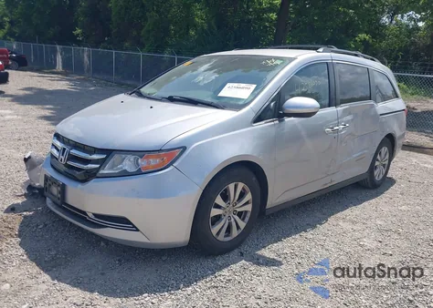 2015 Honda Odyssey Ex из США, поврежденный, VIN 5FNRL5H44FB027103